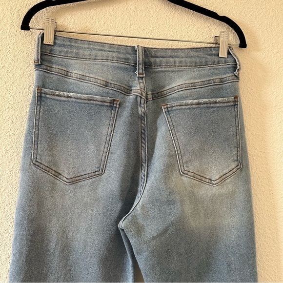 SONG Mom Jeans High Rise 9/29 Light Wash Blue Casual Rockabilly - Picture 5 of 12
